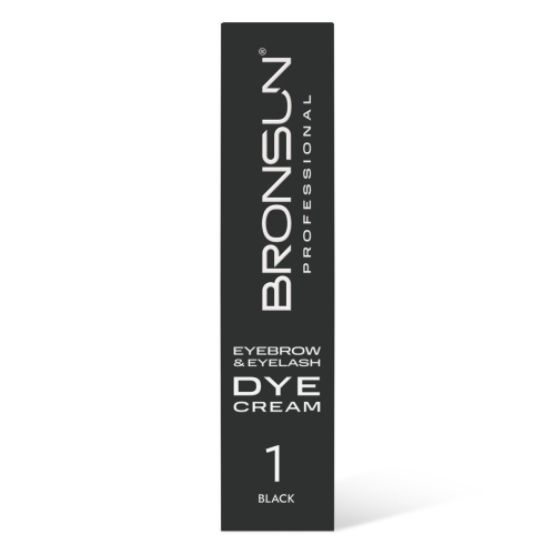 Крем-краска для бровей и ресниц BRONSUN, цвет черный #1, 15 мл фото 9
