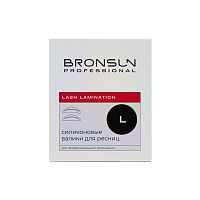 Валики силиконовые ультрамягкие размер "L" BRONSUN, 1 пара