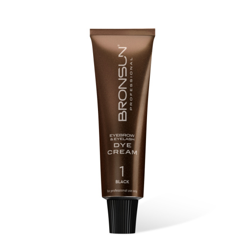 Крем-краска для бровей и ресниц BRONSUN, цвет черный #1, 15 мл фото 7