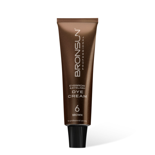 Крем-краска для бровей и ресниц BRONSUN, цвет коричневый #6, 15 мл фото 7